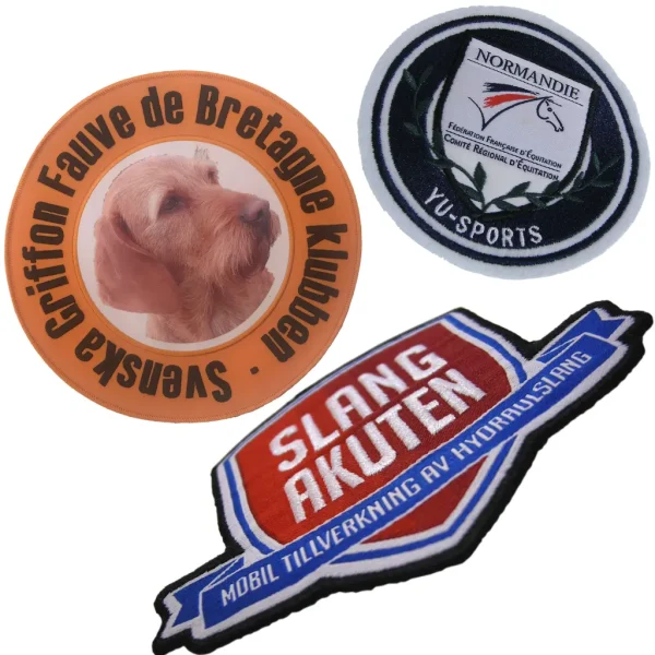 Hybridtygmärken so blandar tekniker från olika sorters tygmärken för intressanta resultat.